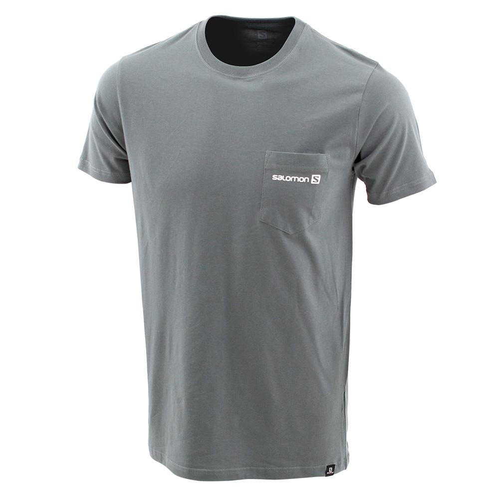 Camisetas Salomon Hombre Verde - Salomon Argentina UNDERWORLD SS M,356217-BKZ